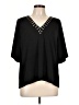 MICHAEL Michael Kors Black 3/4 Sleeve Blouse Size L - photo 1