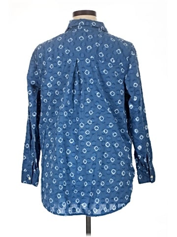Purejill 3/4 Sleeve Button-Down Shirt (view 2)