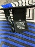 New Directions 100% Polyester Chevron-herringbone Stripes White Blue 3/4 Sleeve Blouse Size 1X - photo 7