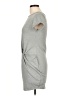 Rolla Coster Solid Gray Casual Dress Size L - photo 5