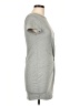 Rolla Coster Solid Gray Casual Dress Size L - photo 4