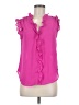 DKNY 100% Polyester Pink Sleeveless Blouse Size M - photo 1