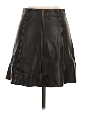 Veda Leather Skirt (view 2)