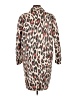 Sandro Animal Print Ivory Coat Size Med (2) - photo 2