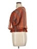 Guess 100% Polyester Orange Short Sleeve Blouse Size XL - photo 5