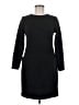 Max Studio Solid Black Casual Dress Size M - photo 1