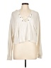 Express Outlet Ivory Cardigan Size L - photo 1