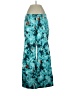 The North Face 100% Polyester Print Teal Casual Pants Size S - photo 1