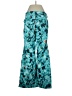 The North Face 100% Polyester Print Teal Casual Pants Size S - photo 2