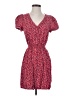 Cache Cache 100% Viscose Hearts Red Casual Dress Size EU (FR) 36 / US 4 - photo 1