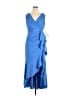 Betsy & Adam Blue Cocktail Dress Size 14 - photo 1