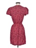 Cache Cache 100% Viscose Hearts Red Casual Dress Size EU (FR) 36 / US 4 - photo 2