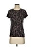 Athleta Animal Print Brown Short Sleeve T-Shirt Size S - photo 1