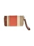 Unbranded Color Block Tan Wristlet One size - photo 1