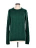 Saks Fifth Avenue Metallic Green Pullover Sweater Size L - photo 1