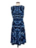 Anne Klein Graphic Blue Cocktail Dress Size 12 - photo 2