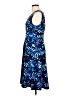 Anne Klein Graphic Blue Cocktail Dress Size 12 - photo 5