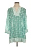 Sigrid Olsen 100% Polyester Teal Long Sleeve Blouse Size S - photo 1