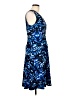 Anne Klein Graphic Blue Cocktail Dress Size 12 - photo 4