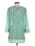 Sigrid Olsen 100% Polyester Teal Long Sleeve Blouse Size S - photo 2
