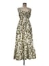 Max Studio Floral Green Casual Dress Size M - photo 1