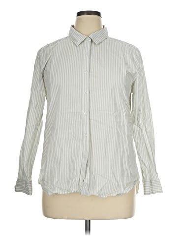 Garnet Hill Long Sleeve Button-Down Shirt (view 1)