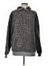 If It Were Me 100% Polyester Animal Print Gray Pullover Hoodie Size L - photo 1