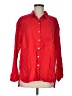 J.Jill Red Long Sleeve Button-Down Shirt Size M - photo 1