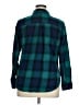 Chaps 100% Cotton Plaid Teal Long Sleeve Button-Down Shirt Size XL - photo 2
