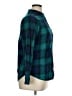 Chaps 100% Cotton Plaid Teal Long Sleeve Button-Down Shirt Size XL - photo 5