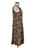 Perceptions Animal Print Brown Casual Dress Size M - photo 4