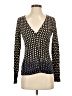 Moth 100% Cotton Polka Dots Black Cardigan Size S - photo 1