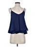 Valette 100% Polyester Blue Sleeveless Blouse Size XS - photo 1