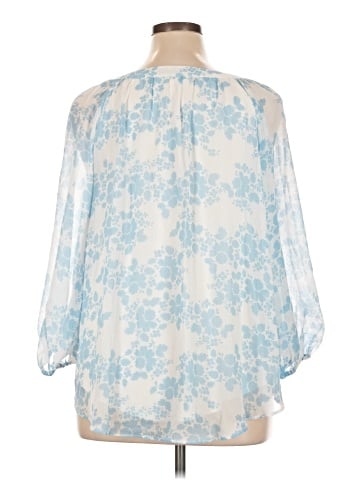 LC Lauren Conrad 3/4 Sleeve Blouse (view 2)