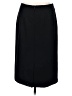 Escada Solid Black Wool Skirt Size EU 40 / US 10 - photo 2