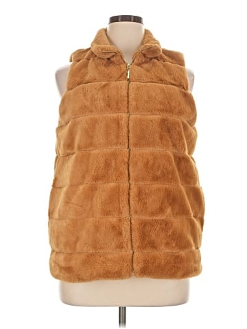 Crown & Ivy Faux Fur Vest (view 1)