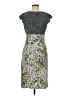 BCBGMAXAZRIA Paisley Floral Ivory Gray Cocktail Dress Size M - photo 2