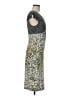 BCBGMAXAZRIA Paisley Floral Ivory Gray Cocktail Dress Size M - photo 4