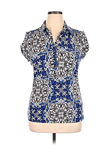Alfani Short Sleeve Blouse (view 1)