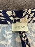 Wrap Floral Blue Casual Pants Size 12 - photo 7