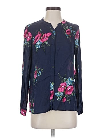 Joie Long Sleeve Silk Top (view 1)