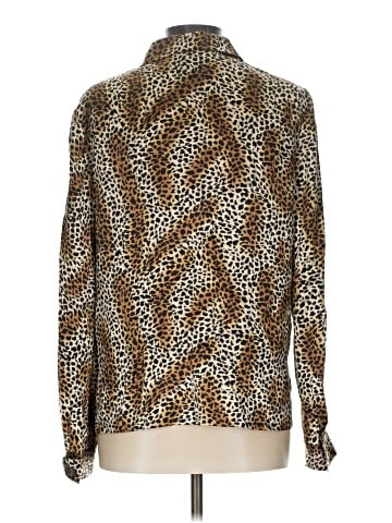 City Silk Long Sleeve Silk Top (view 2)