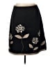 Boden 100% Cotton Black Formal Skirt Size 12R - photo 2