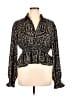 Express 100% Polyester Black Long Sleeve Blouse Size XL - photo 1