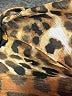 Express Animal Print Brown 3/4 Sleeve Blouse Size M - photo 8