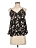 Halogen 100% Polyester Black Sleeveless Blouse Size XS - photo 1