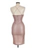 Windsor Metallic Tan Cocktail Dress Size M - photo 2