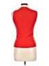 Ann Taylor Red Sleeveless T-Shirt Size M - photo 2