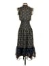 Aqua 100% Polyester Paisley Black Cocktail Dress Size S - photo 1
