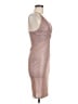 Windsor Metallic Tan Cocktail Dress Size M - photo 4